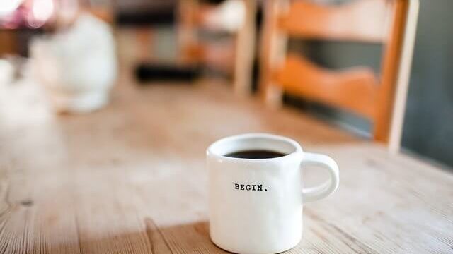 カフェとコーヒーを一杯